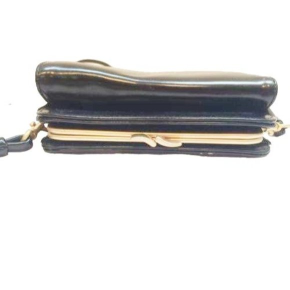 Rosetti Faux Leather Vinyl Handbag Shoulder Small Black Bag Crossbody Organizer - Picture 5 of 9